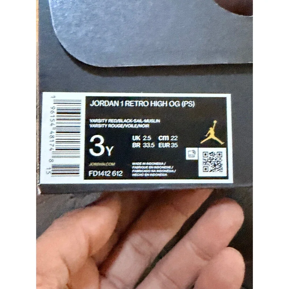 JORDAN ONE RETRO HIGH OG “LOST AND FOUND”